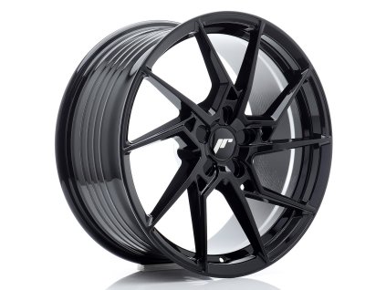 Alu kola Japan Racing JR33 19x8,5 ET20-45 5H BLANK Gloss Black (PCD 5x100, ET 20)