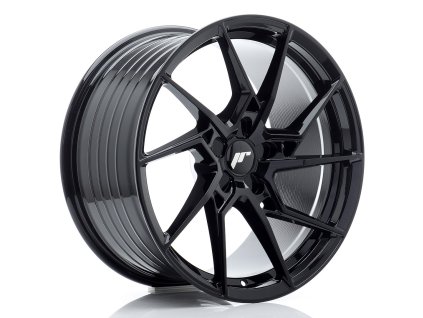 Alu kola Japan Racing JR33 19x9,5 ET20-45 5H BLANK Gloss Black (PCD 5x100, ET 20)