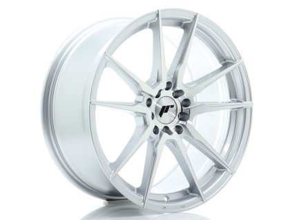 Alu kola Japan Racing JR21 18x8,5 ET45 5x112/114 Silver Machined Face (PCD 5x112, ET 45)