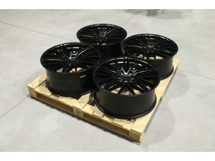 Set of JR38 21x9 ET35 + 21x9,5 ET35 5x112 Matt Black (PCD 5x112, ET 35)