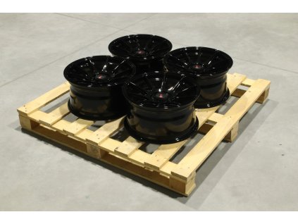 Set of JR11 16x8 ET25 4x100/114 Gloss Black