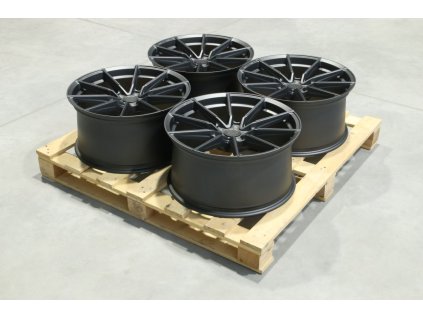 Set of SL02 20x10 ET40 5x114,3 Matt Gun Metal (PCD 5x114.3, ET 40)