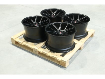 Set of JR30 19x11 ET15 5x112 Matt Black (PCD 5x112, ET 15)