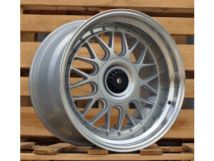Alu kola design replika BBS (XE244) 18x9.5 5x120 ET 30 74.1 stříbrné