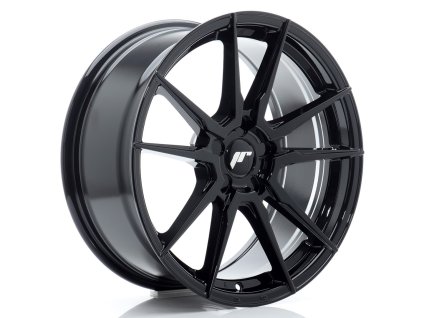 Alu kola Japan Racing JR21 18x8 ET36 5x112 Gloss Black (PCD 5x112, ET 36)