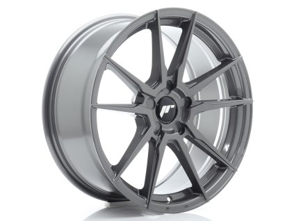 Alu kola Japan Racing JR21 18x8 ET36 5x112 Hyper Gray (PCD 5x112, ET 36)