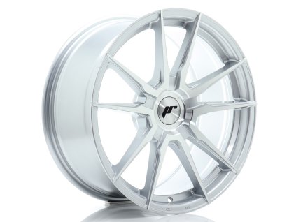 Alu kola Japan Racing JR21 18x8 ET36 5x112 Silver Machined (PCD 5x112, ET 36)