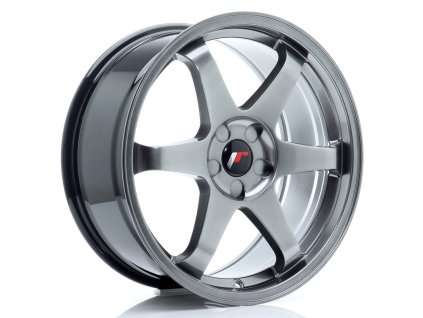 Alu kola Japan Racing JR3 19x8,5 ET42 5x114,3 Hyper Black (PCD 5x114.3, ET 42)