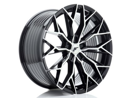 Alu kola Japan Racing JR49 20x9,5 ET20-40 5H BLANK Gloss Black Machined Face (PCD 5x108, ET 20)