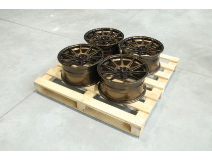Set of JR11 17x8,25 ET35 4x98/4x105 Gloss Bronze (PCD 4x98, ET 35, Rozměr 17x8,25)