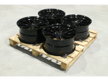 Set of JR37 20x10 ET45 5x112 Gloss Black (ET 45)