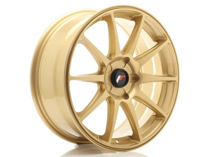 Alu kola Japan Racing JR11 18x7,5 ET40 5x114,3 Gold (PCD 5x114.3, ET 40)