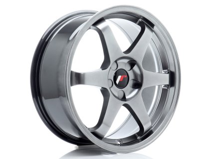 Alu kola Japan Racing JR3 18x8 ET43 5x114,3 Hyper Black (PCD 5x114.3, ET 43)