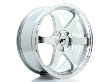 Alu kola Japan Racing JR3 19x8,5 ET40 5x120 Silver Machined (PCD 5x120, ET 40)