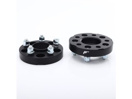 JRWA3 Sada 2ks podložek se štefty 20mm 4x114 67,1 67,1 Black (PCD 4x114.3)