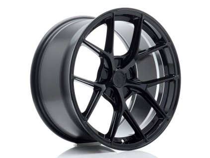 Alu kola Japan Racing SL01 18x9,5 ET25-38 5H BLANK Gloss Black (PCD 5x100, ET 25)