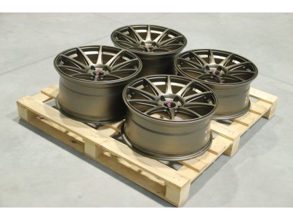 Set of JR11 19x8,5 ET35 + 19x9,5 ET35 5x120 Matt Bronze (PCD 5x120, ET 35)