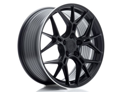 Alu kola Japan Racing JR51 18x8 ET45 5x112 Satin Black w/ Machined Lip (PCD 5x112, ET 45)