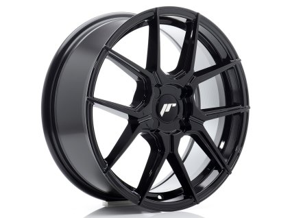 Alu kola Japan Racing JR30 17x7 ET20-40 BLANK Gloss Black (PCD 4x100, ET 20, Rozměr 17x7)