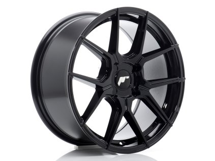 Alu kola Japan Racing JR30 17x8 ET20-40 BLANK Gloss Black (PCD 4x100, ET 20, Rozměr 17x8)