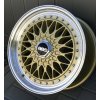 Alu kola replika BBS 17x8.5 4x100/114.3 ET20 gold polished