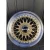 Alu kola replika BBS 17x8.5 4x100/114.3 ET20 gold polished