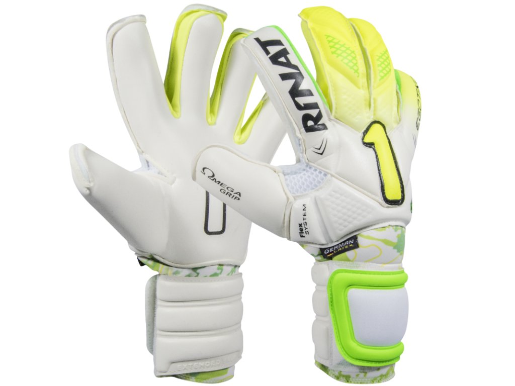 Profesionální brankářské rukavice Rinat Egotiko PRO 2.0 bílá 1
