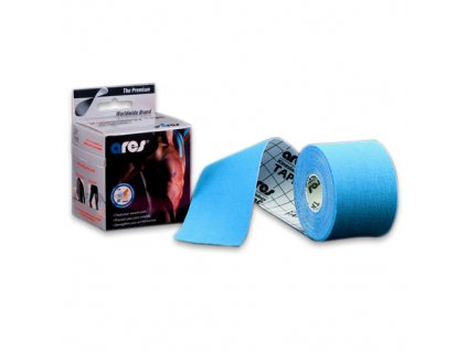 ARES kinesio tape 5cm x 5m modrá