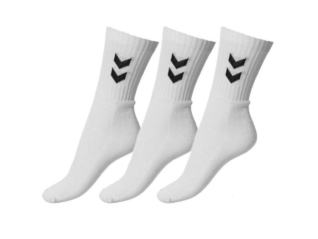 ponožky Hummel BASIC, 3 páry Barva: Černá, Velikost: 41-45