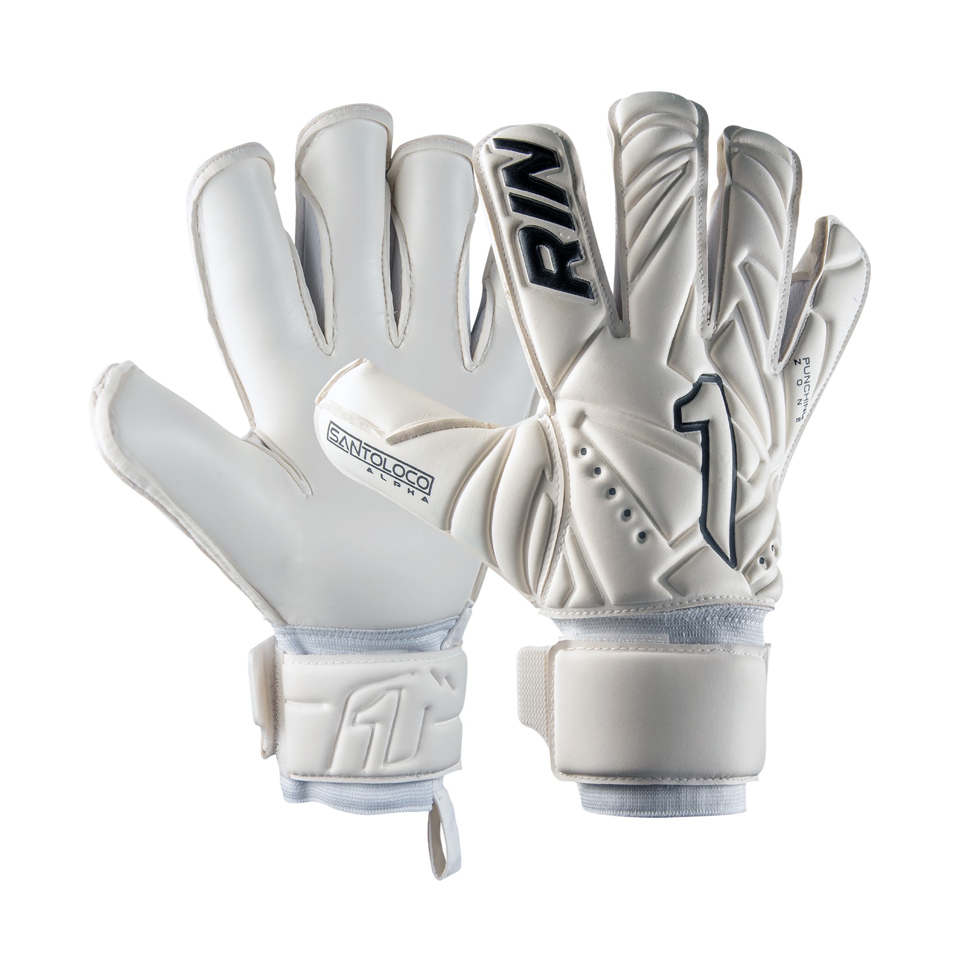 Rinat Santoloco Alpha Torwarthandschuhe – Für Naturrasen Mit Omega-Grip-Palme Und Ergo-Roll-Schnitt