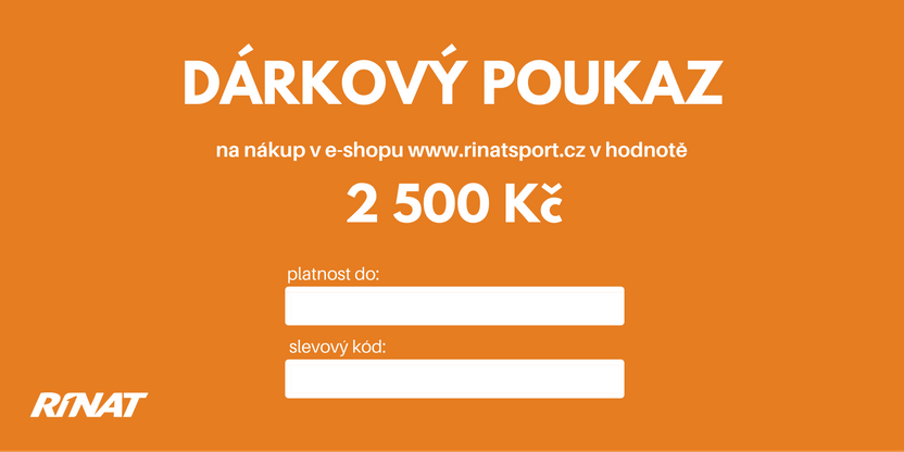 Dárkový poukaz v hodnotě 2500 Kč