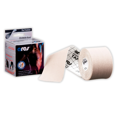 ARES kinesiology tape 5cm x 5m Barva: Tělová