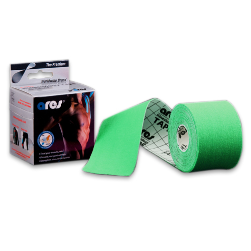 ARES kinesiology tape 5cm x 5m Barva: Zelená