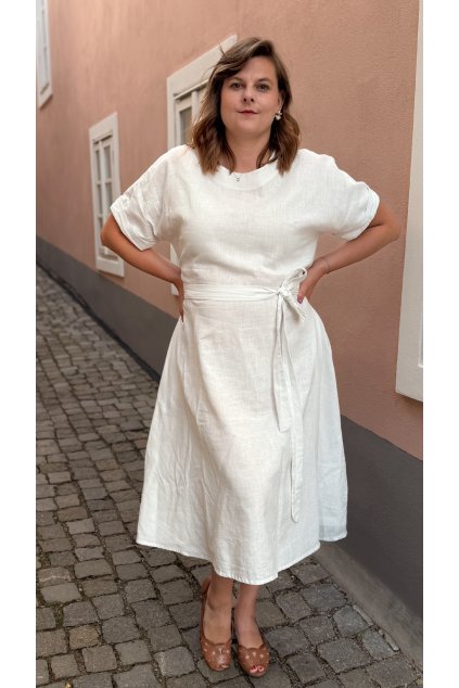 Šaty Calista bílé