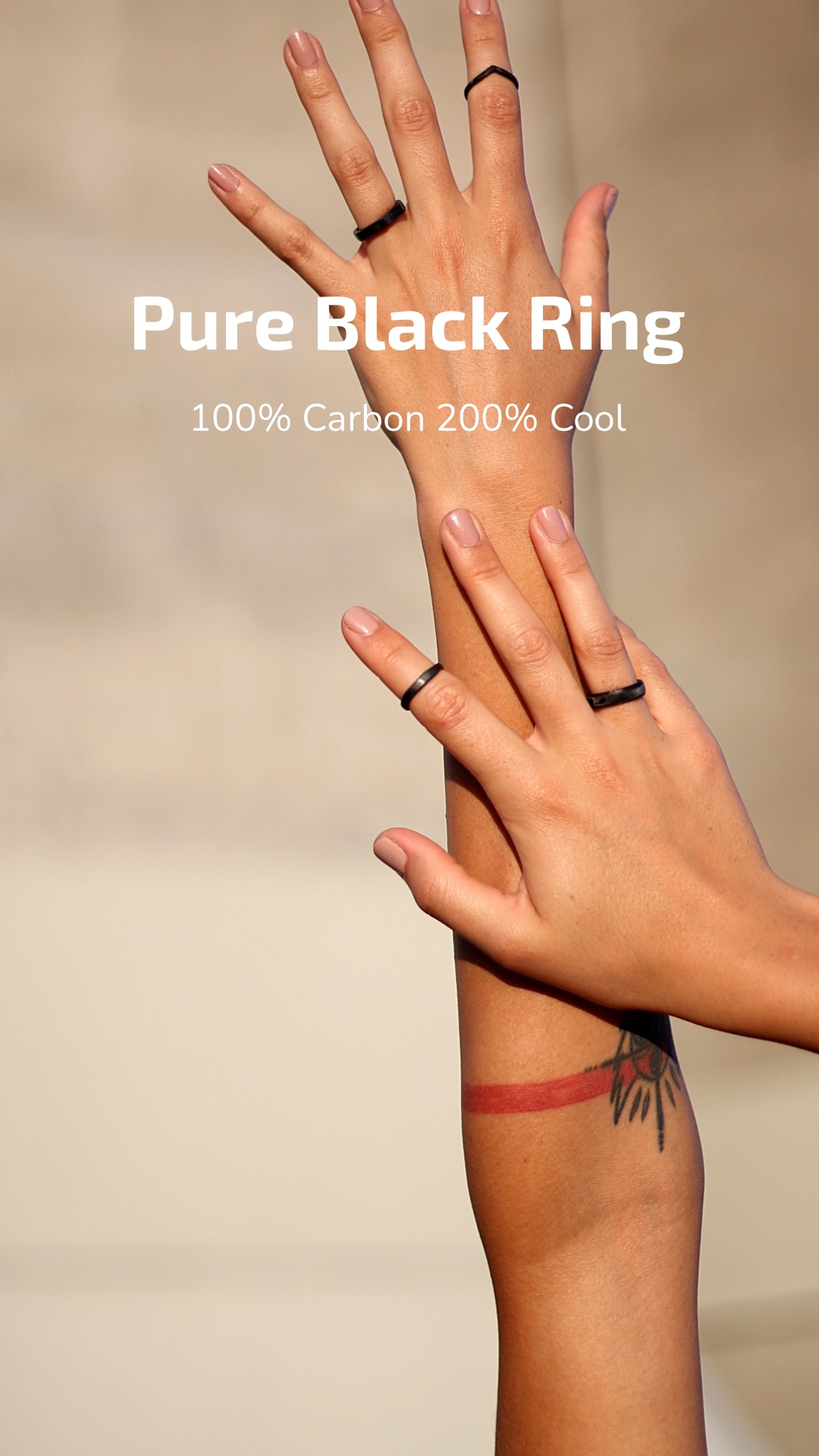 Ringblack - original black carbon fiber ring