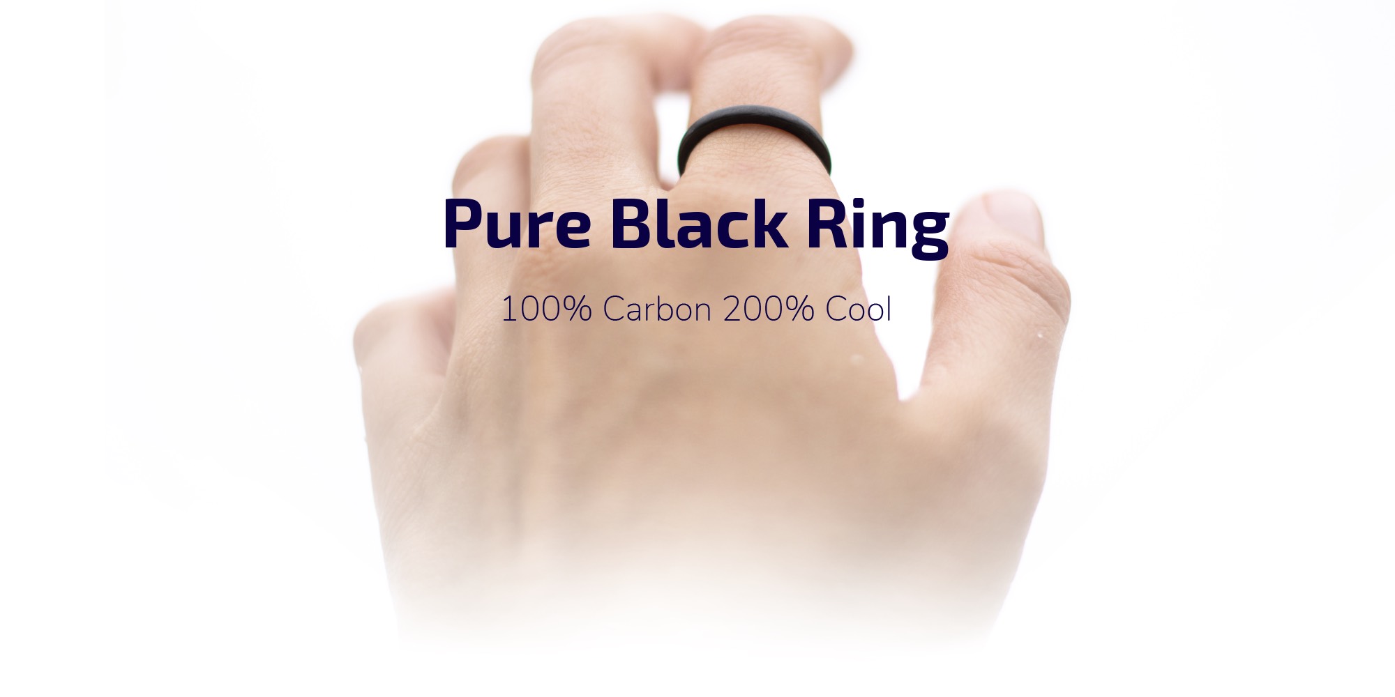 pure black ring