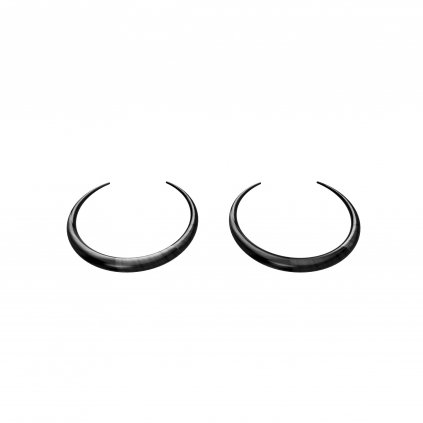 RNGB carbonfiber black earring S1