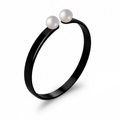 Ringblack carbonfiber ring gap3mm whitepearl1