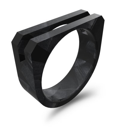Ringblack pure black carbon ring equal1