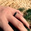 Ringblack hump black pearl carbonfiber ring1