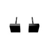 Ringblack carbonfiber earrings squareM