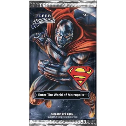 2025 Upper Deck Fleer Brilliants Superman booster