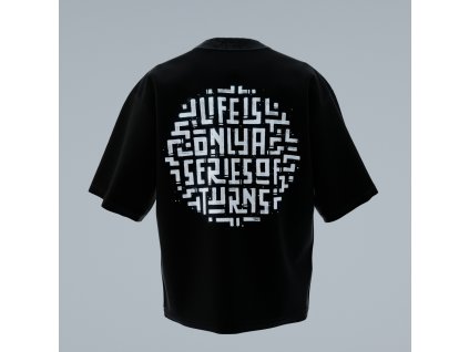 LABYRINT BLACK men oversized