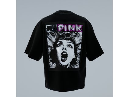 PINK BLACK men oversized