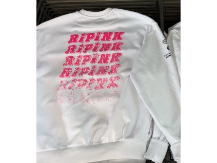 RIPSTAR white pink mikina