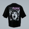 PINK BLACK men oversized