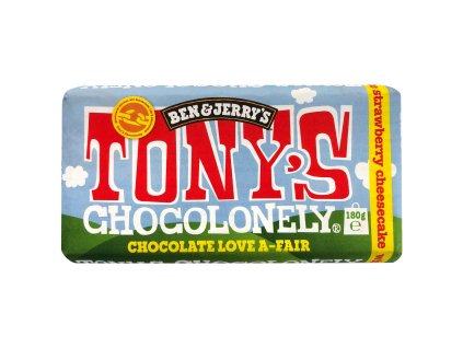 tony 039 s chocolonely und ben amp jerry 039 s weisse schokolade strawberry cheesecake 180g no1 4030