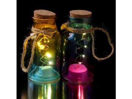 7945 1 dekorativni sklenice s korkovym spuntem a led osvetlenim