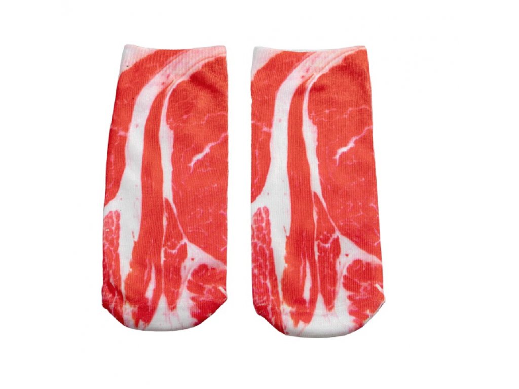 Kotníčkové ponožky slanina
