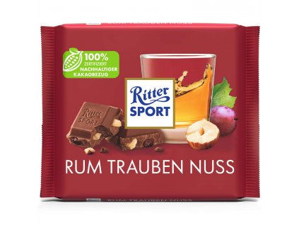 ritter sport rum trauben nuss 100g no1 3931